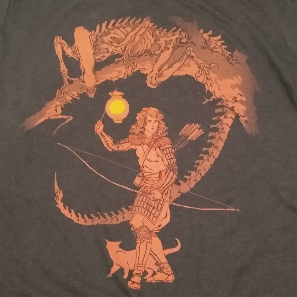 Japanese woodblock style Ripley Alien t-shirt